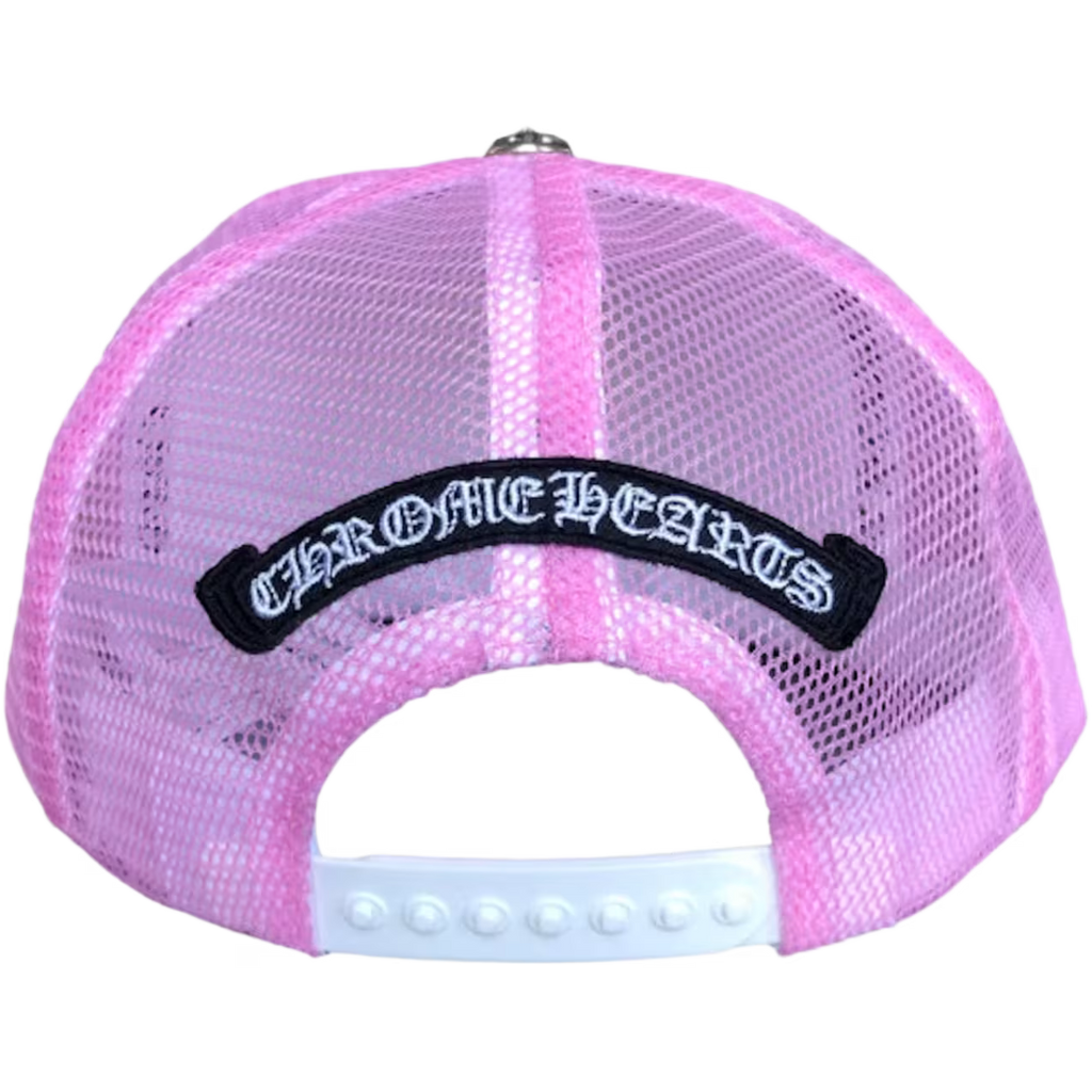 Chrome Hearts Horseshoe Trucker Hat Pink/White