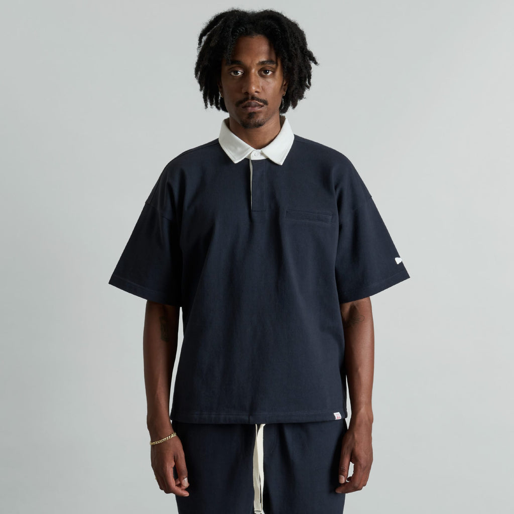 Alden Navy Rugby Shirt