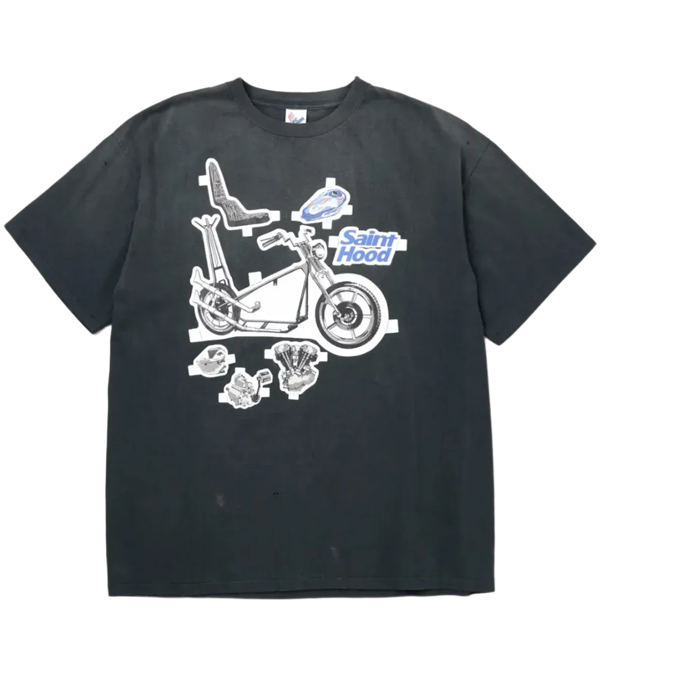 Saint Michael Neighborhood Bike T-Shirt Black