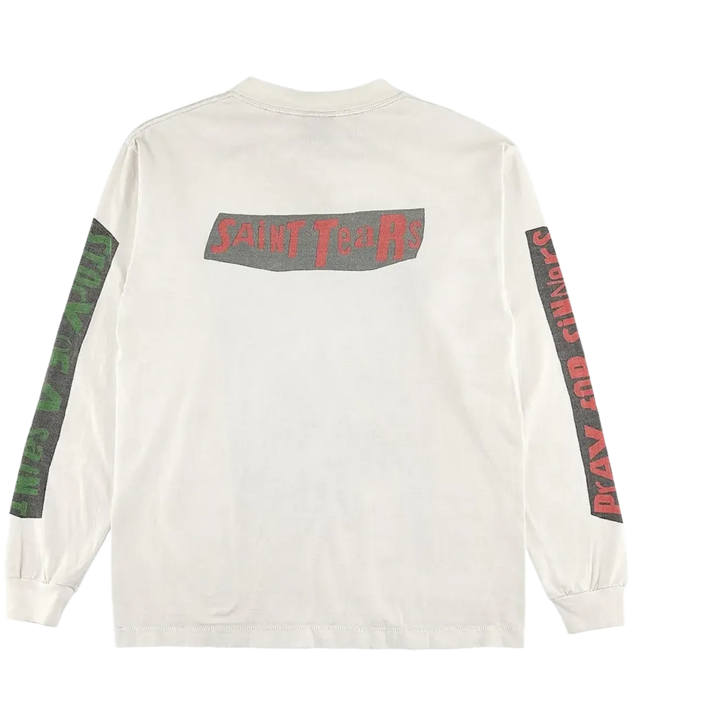 Saint Michael x Denim Tears Saint Tears L/S T-shirt White