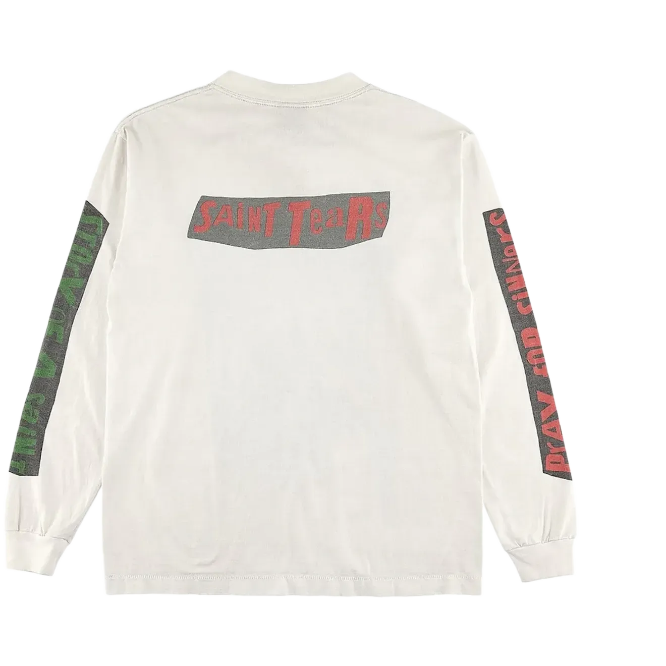 Saint Michael x Denim Tears Saint Tears L/S T-shirt White