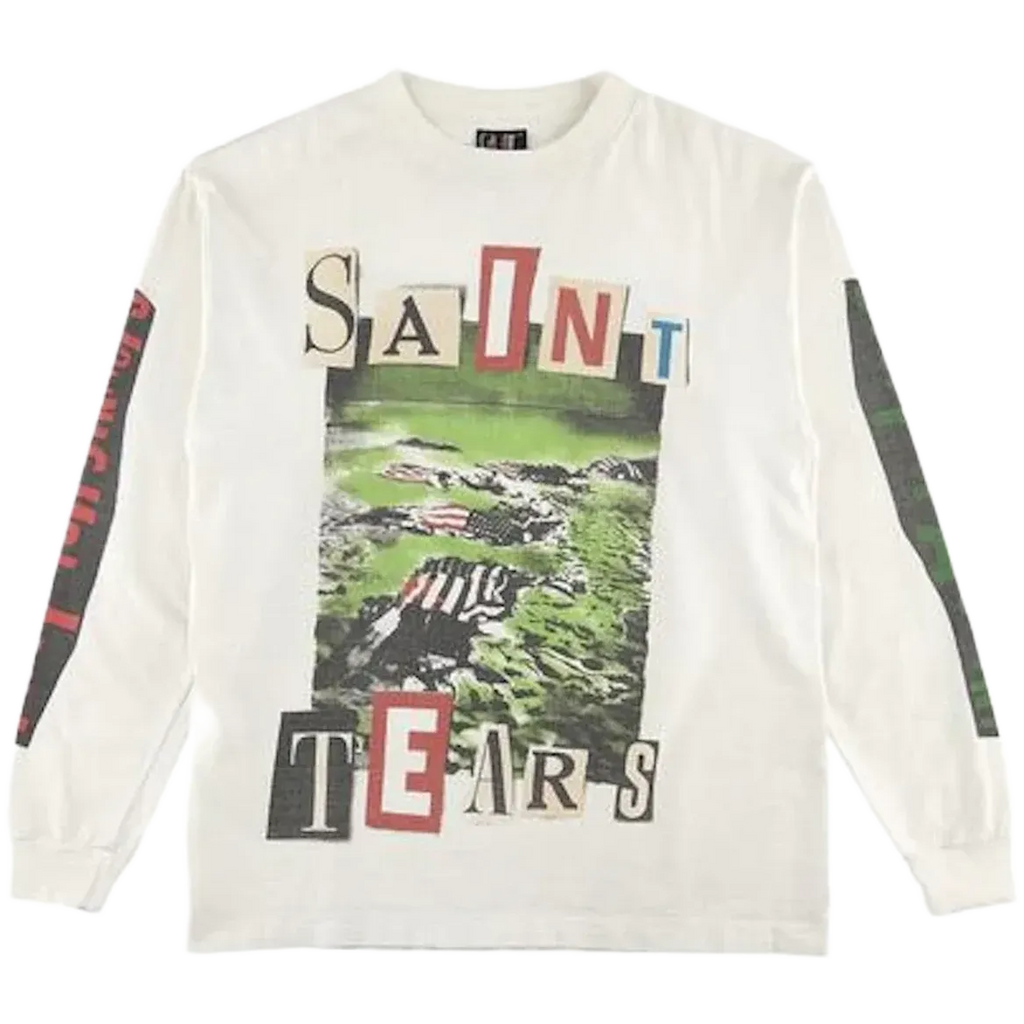 Saint Michael x Denim Tears Saint Tears L/S T-shirt White
