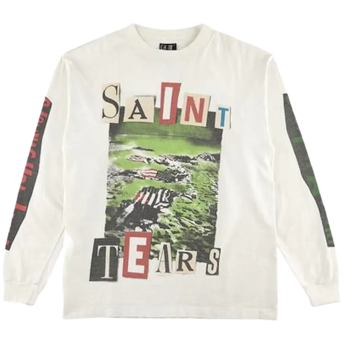 Saint Michael x Denim Tears Saint Tears L/S T-shirt White