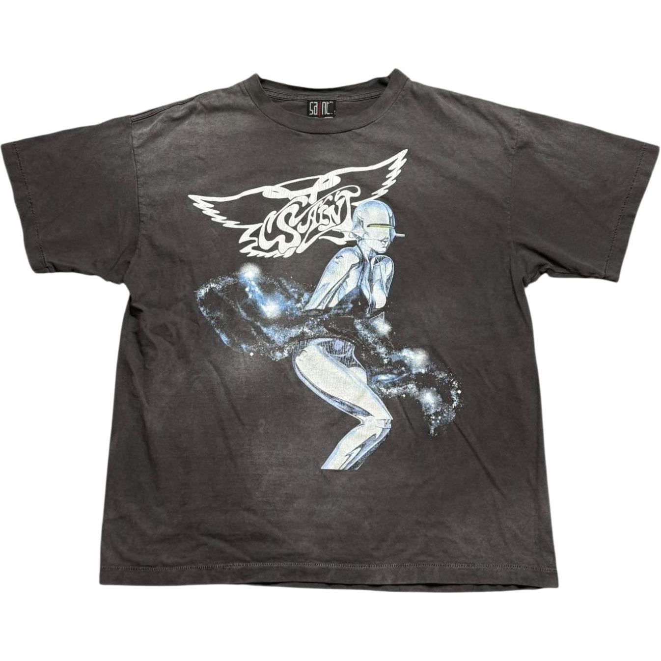 Saint Michael x Hajime Sorayama T-Shirt Faded Black