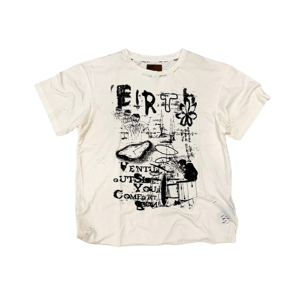 Birth of Royal Child Blues Vintage T-Shirt Cream