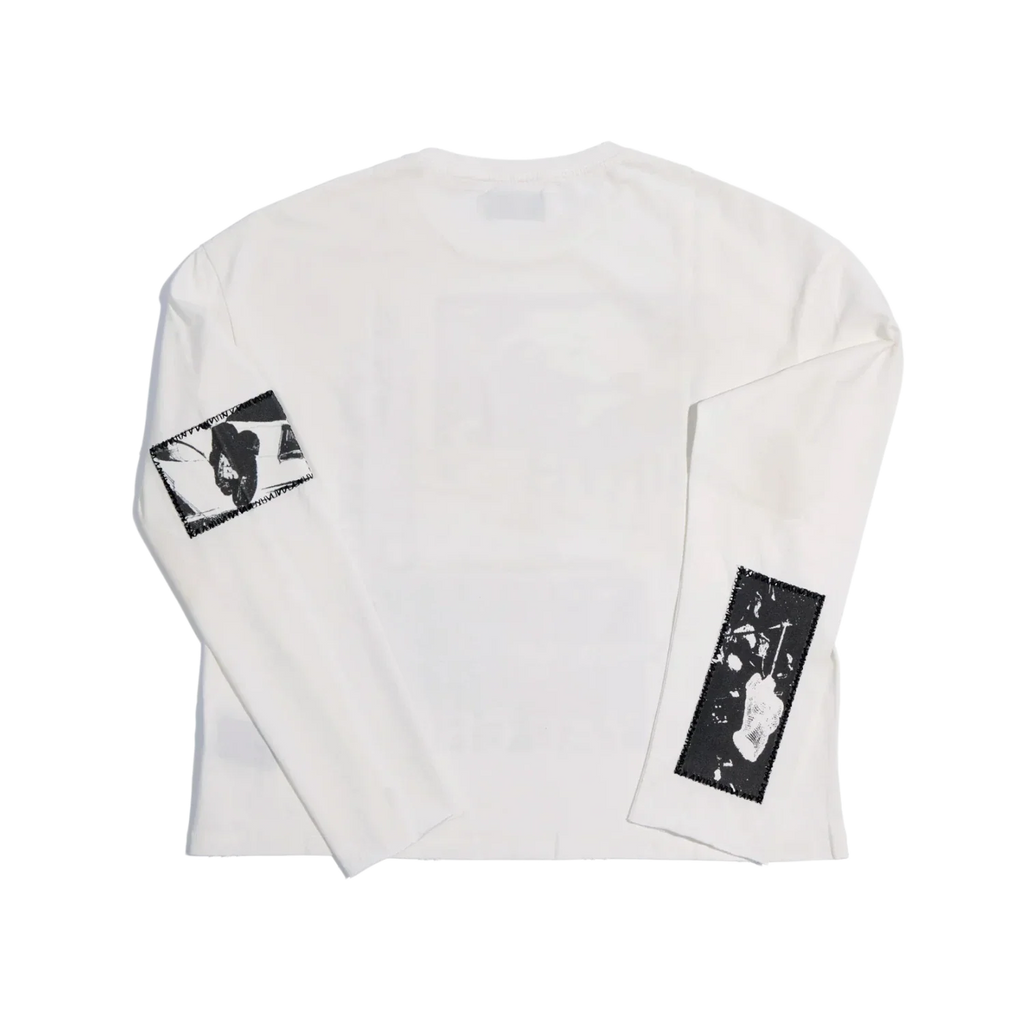 Birth Of Royal Child 90s Hollywood Long Sleeve Tee White