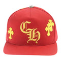 Chrome Hearts Cross Patch Hat Red Yellow