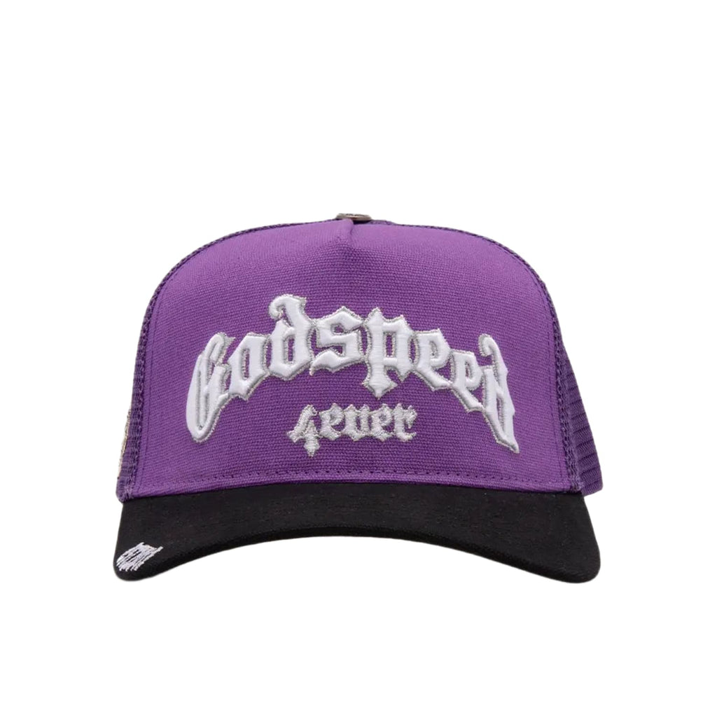 Godspeed GS Forever Trucker Hat Purple Black