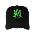 AMIRI MA Logo Trucker Hat Cap Black/Green