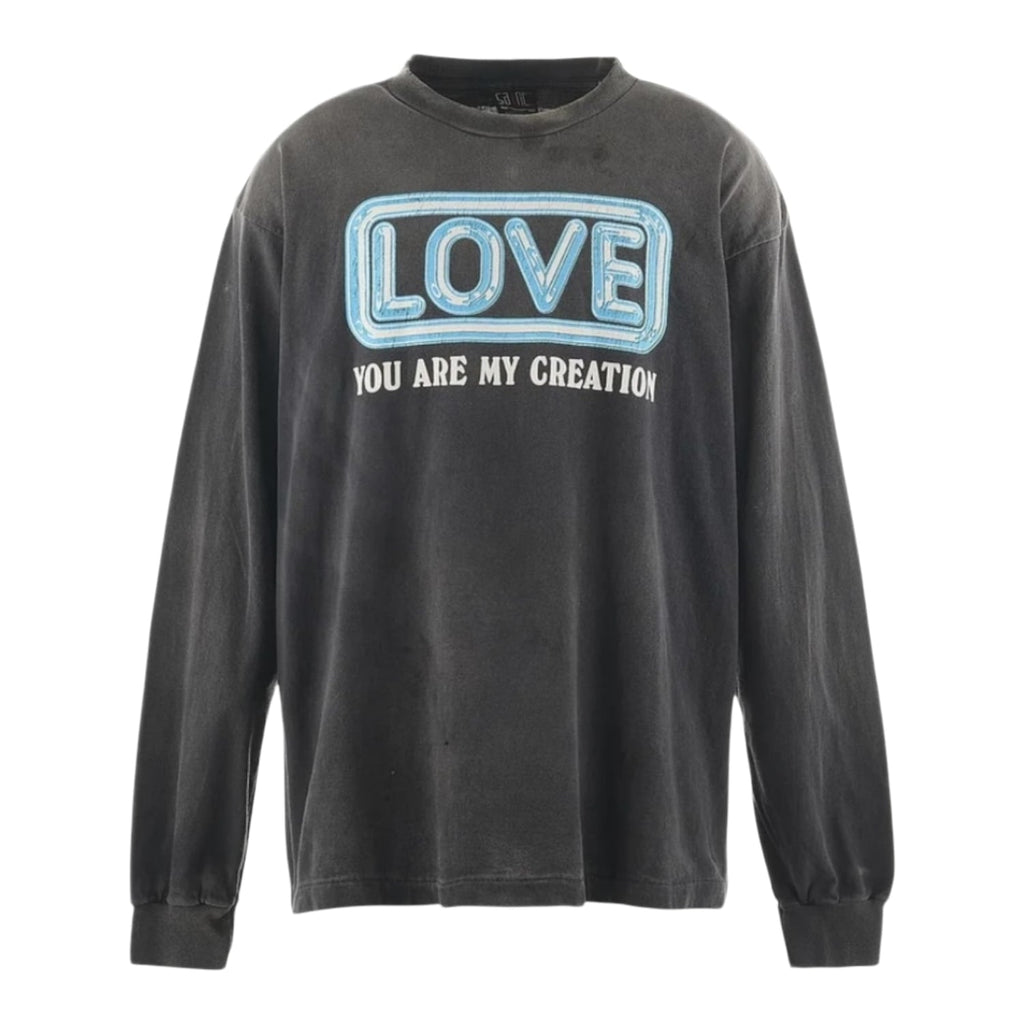 Saint Michael Love Long-Sleeve Tee Black