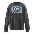 Saint Michael Love Long-Sleeve Tee Black