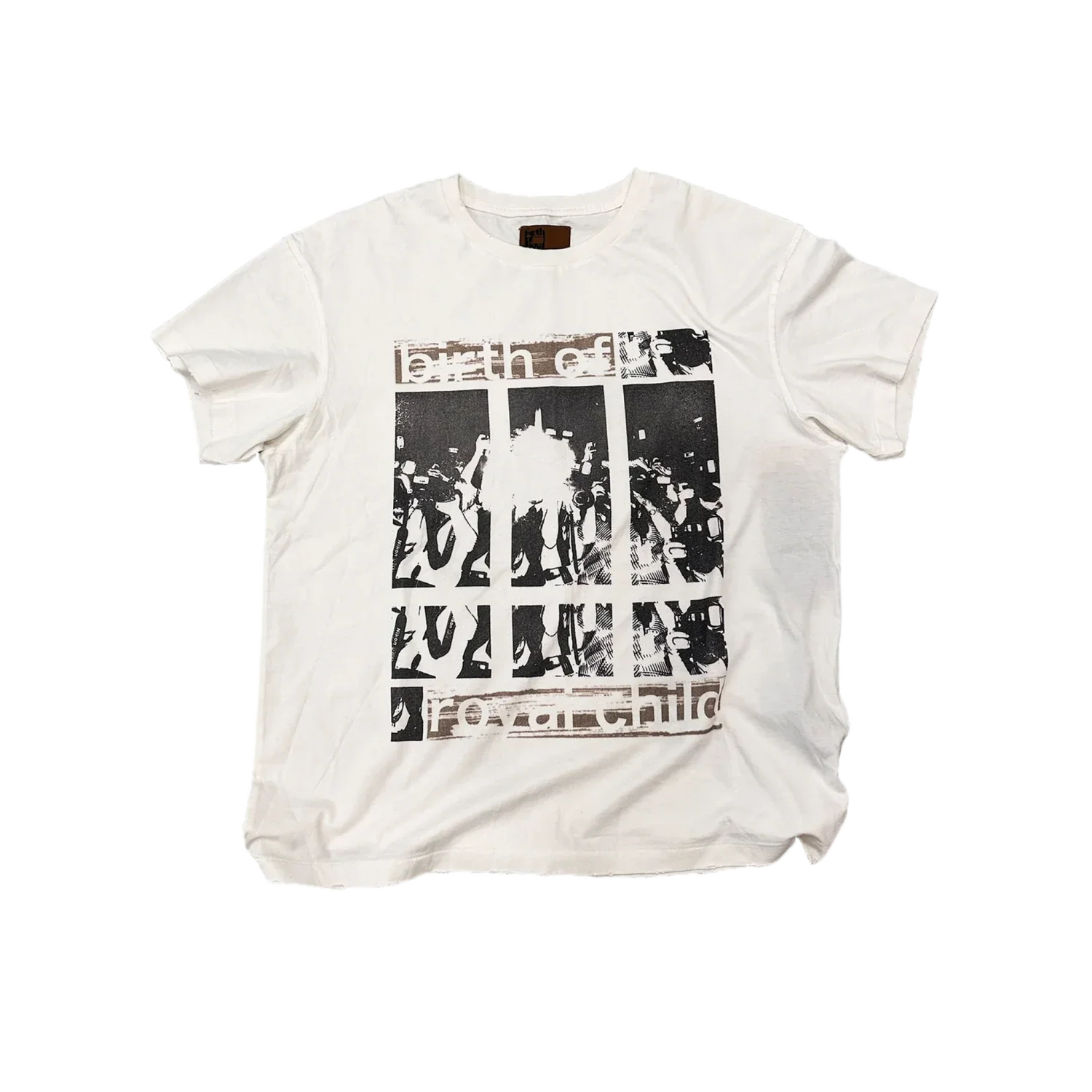 Birth of Royal Child Flashlight Vintage T-Shirt Cream