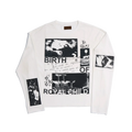 Birth Of Royal Child 90s Hollywood Long Sleeve Tee White