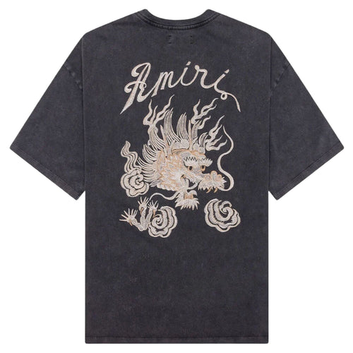 Amiri Dragon Oversized T-Shirt Grey