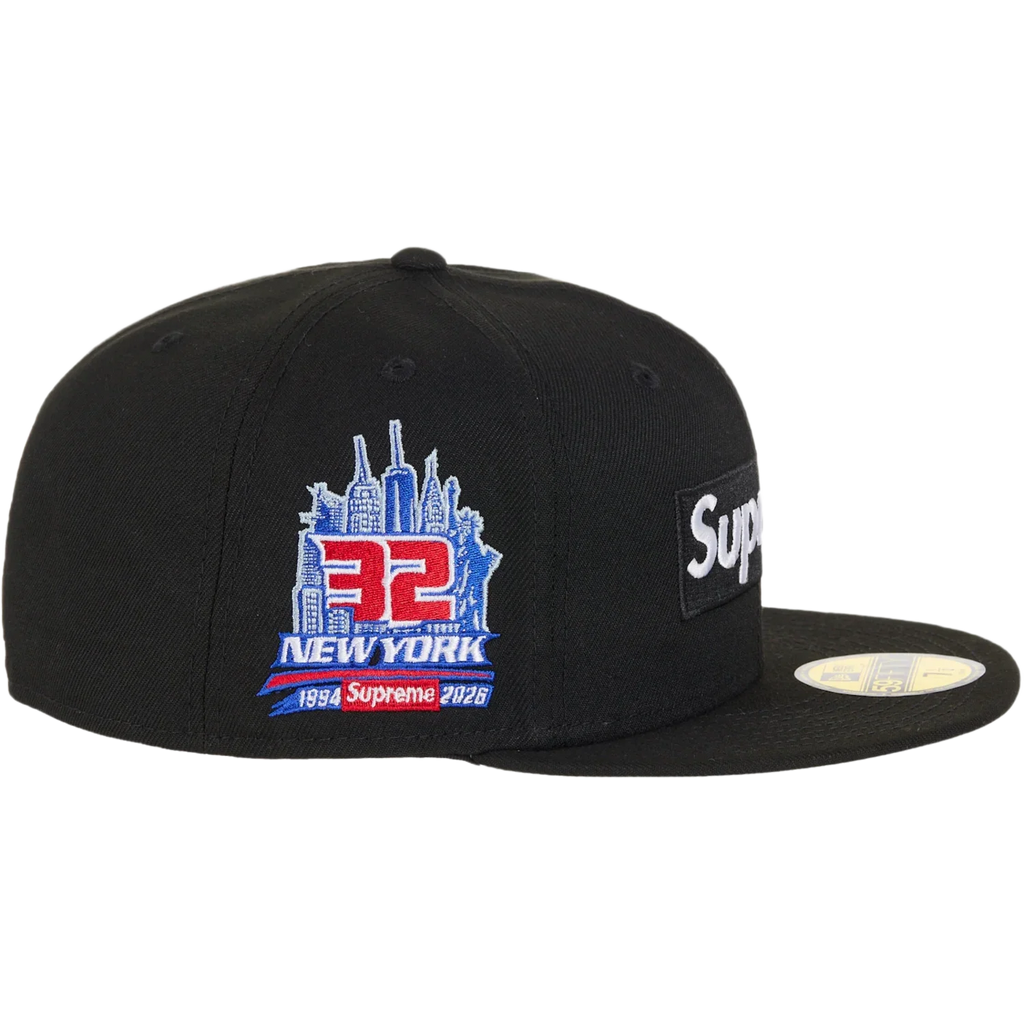 Supreme Shop Box Logo New Era 59Fifty Fitted Hat Black