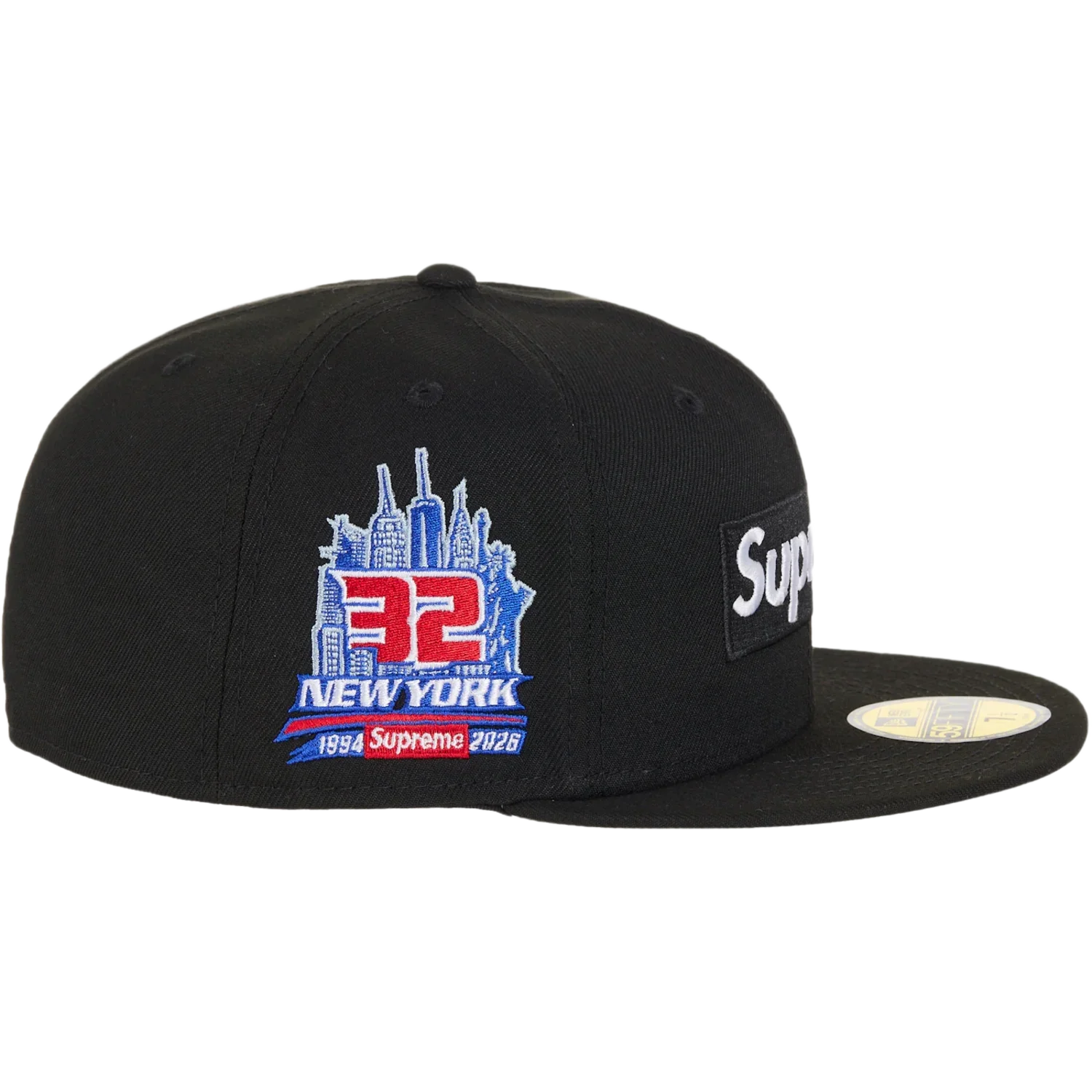 Supreme Shop Box Logo New Era 59Fifty Fitted Hat Black