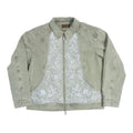 Birth Of Royal Child Beaded Embroidery Workwear Jacket Green
