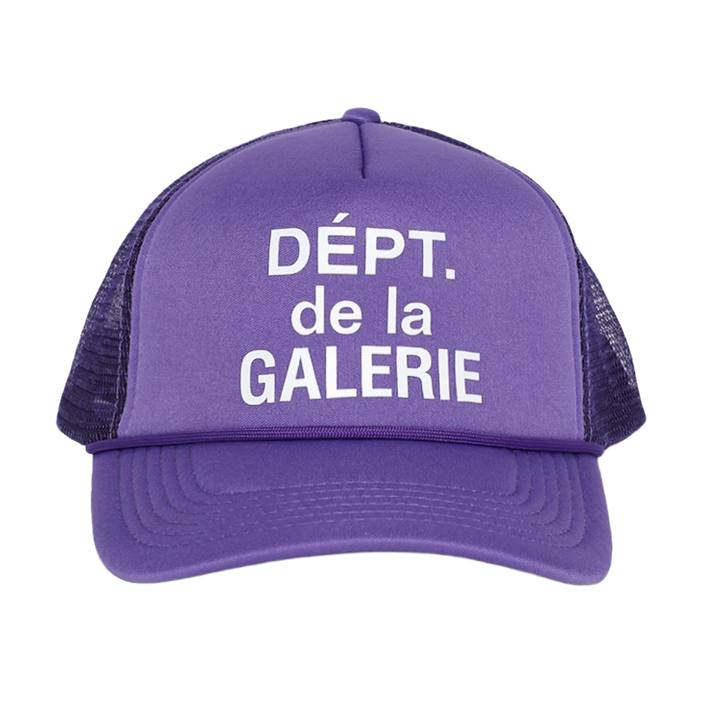 Gallery Dept. French Logo Trucker Hat Flo Purple