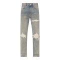 Amiri Suede Straight MX1 Jean Antique Indigo