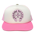 Chrome Hearts Horseshoe Trucker Hat Pink/White
