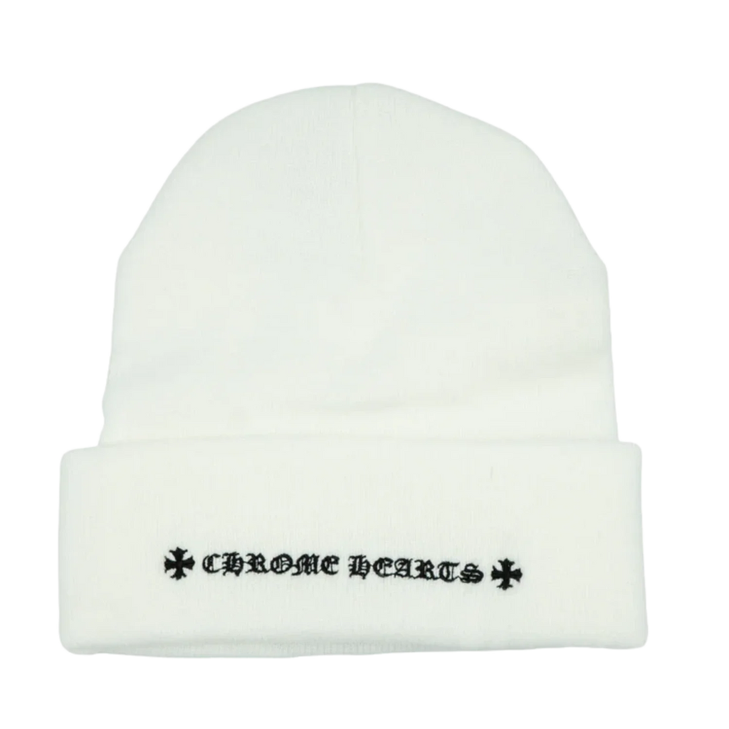 Chrome Hearts CH Beanie White