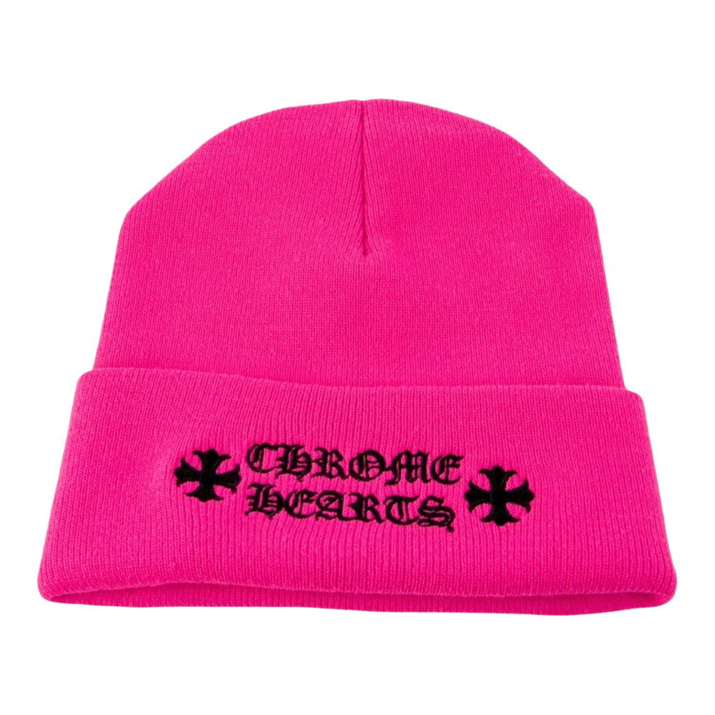 Chrome Hearts Logo Beanie Pink