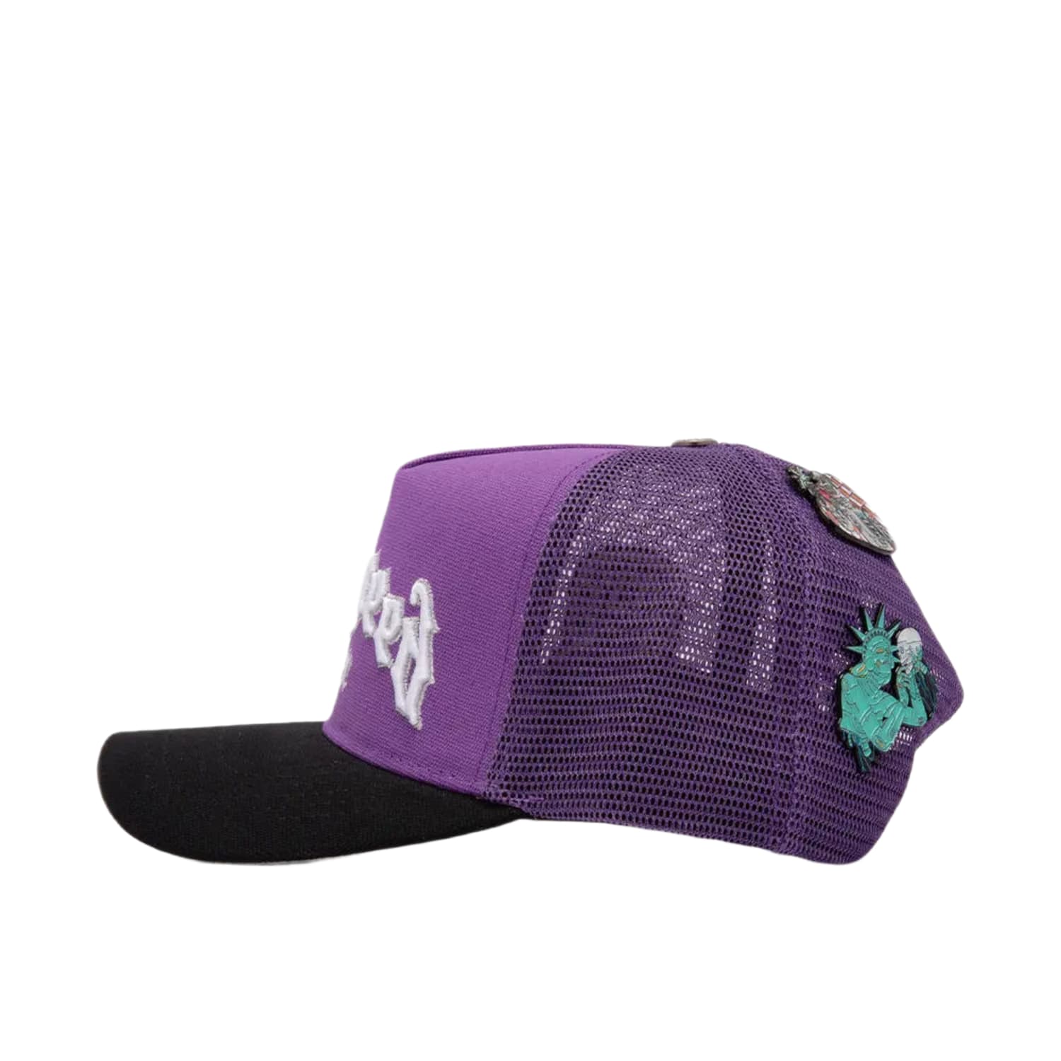 Godspeed GS Forever Trucker Hat Purple Black