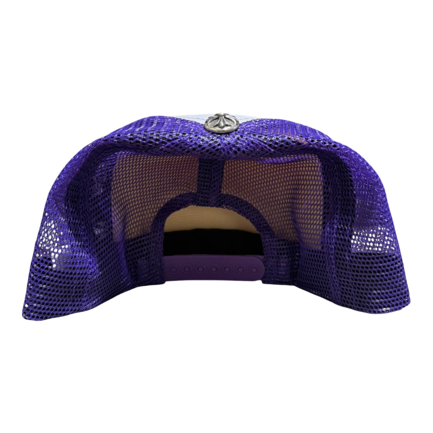 Chrome Hearts Fuck Hollywood Trucker Hat Purple Pink