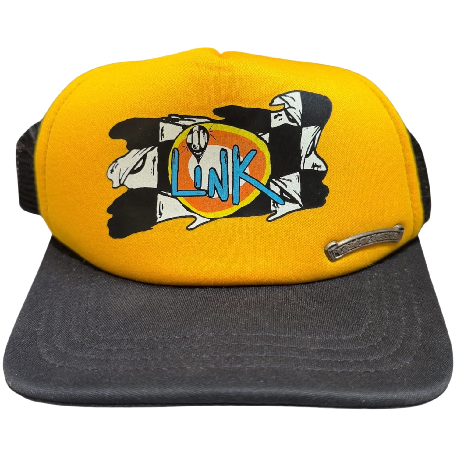 Chrome Hearts Matty Boy Sex Records Link Trucker Hat Black/Yellow