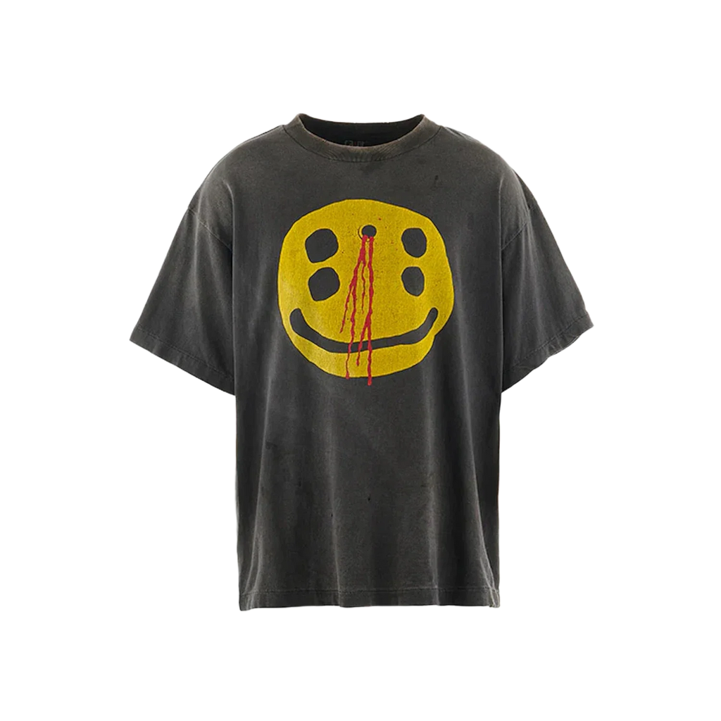 Saint Michael x Cactus Plant Flea Market SMILE Tee Black