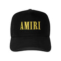AMIRI Core Logo Trucker Hat Black/Yellow
