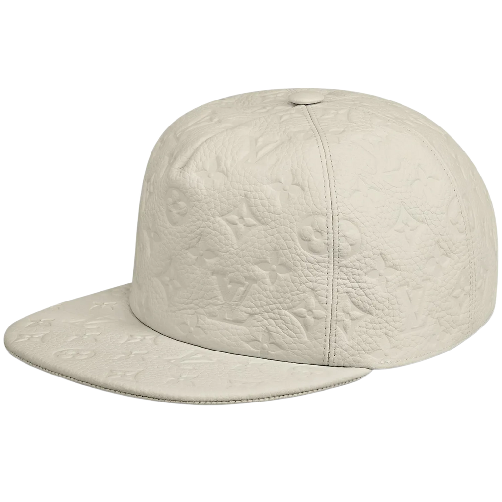 Louis Vuitton 1.0 Cap Embossed Monogram Leather White