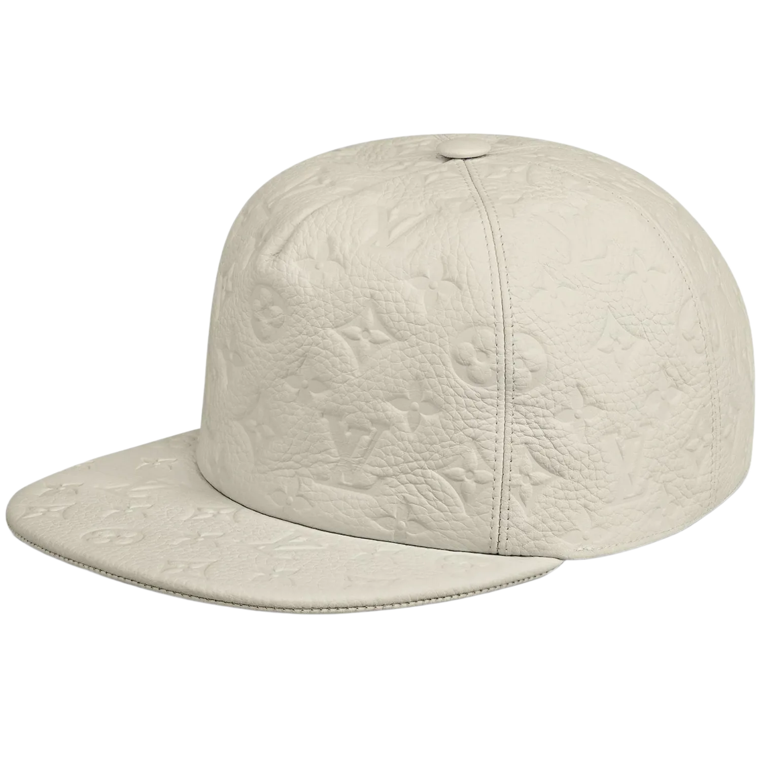 Louis Vuitton 1.0 Cap Embossed Monogram Leather White