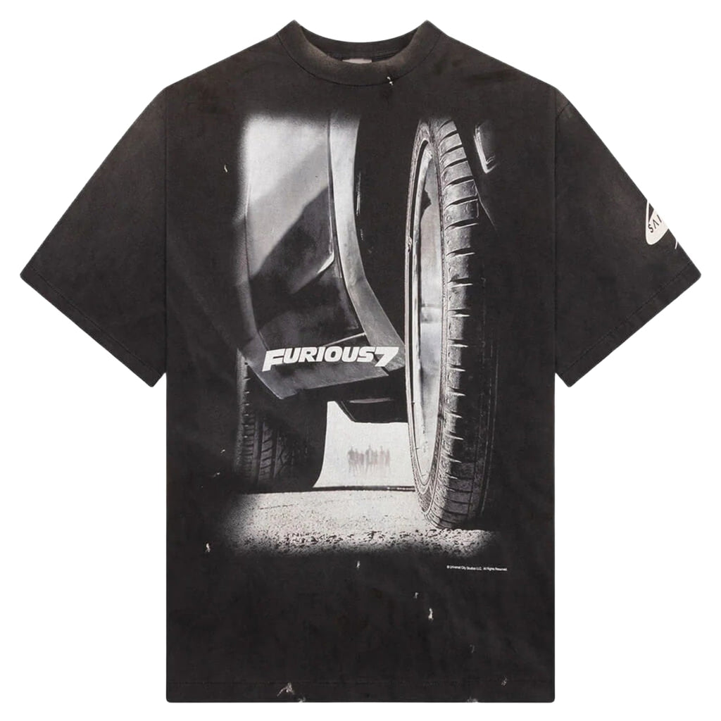 Saint Michael Fast & Furious 7 See You Again T-Shirt Black
