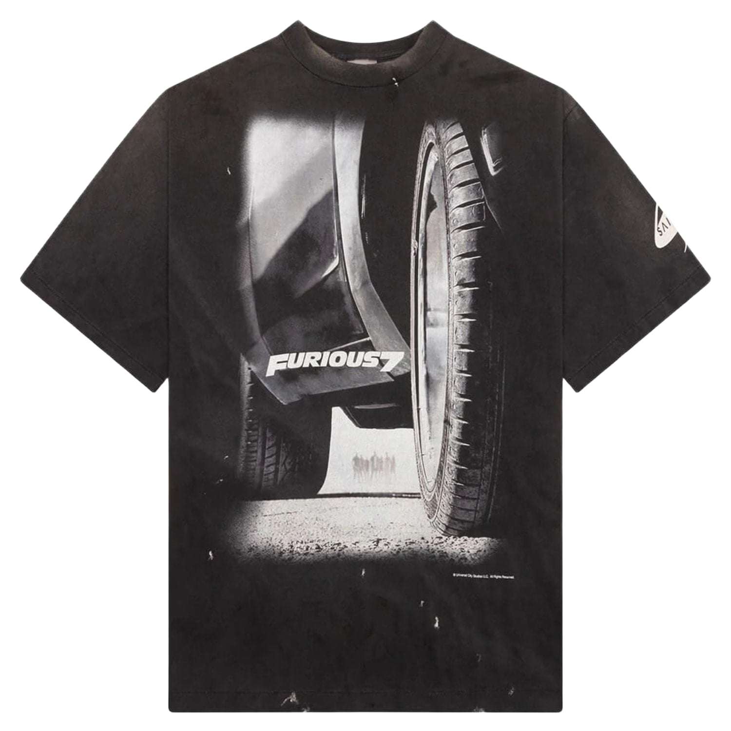 Saint Michael Fast & Furious 7 See You Again T-Shirt Black