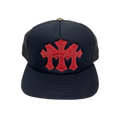 Chrome Hearts Cemetery Trucker Hat Black/Red