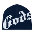 Godspeed OG Logo Studded Beanie Navy/White