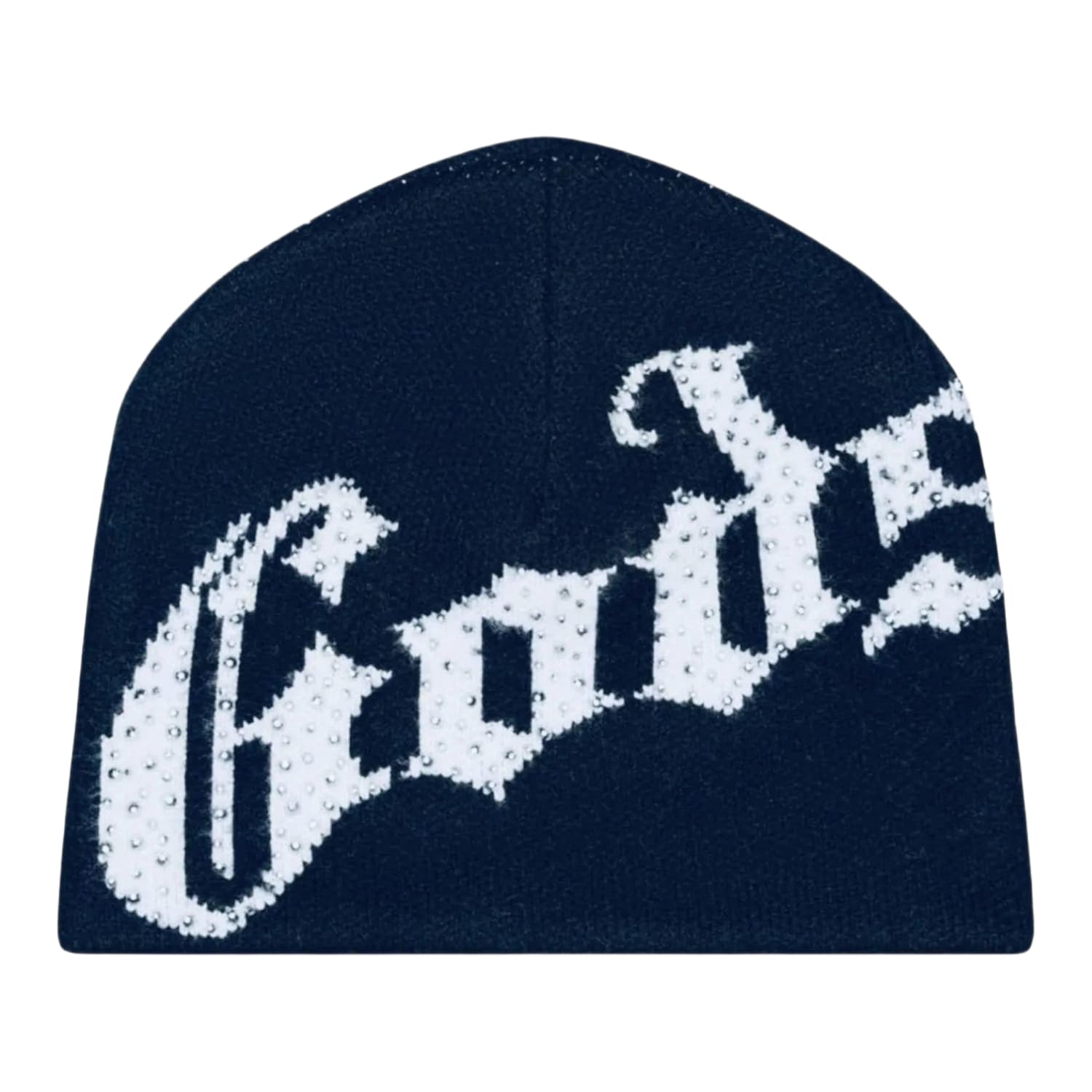 Godspeed OG Logo Studded Beanie Navy/White