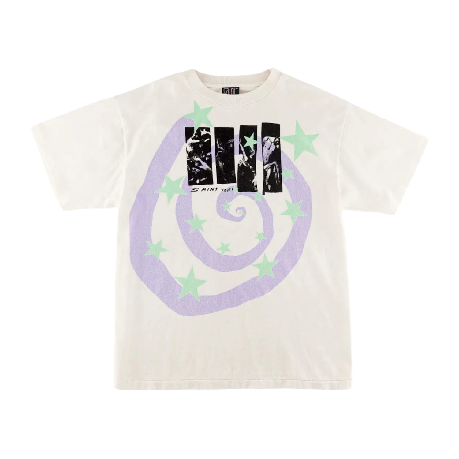 Saint Michael Humanity T-Shirt Vintage White