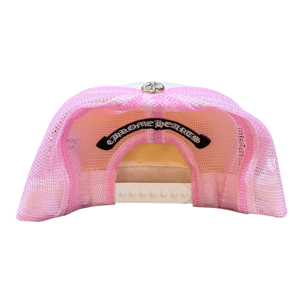 Chrome Hearts Horseshoe Trucker Hat Pink/White