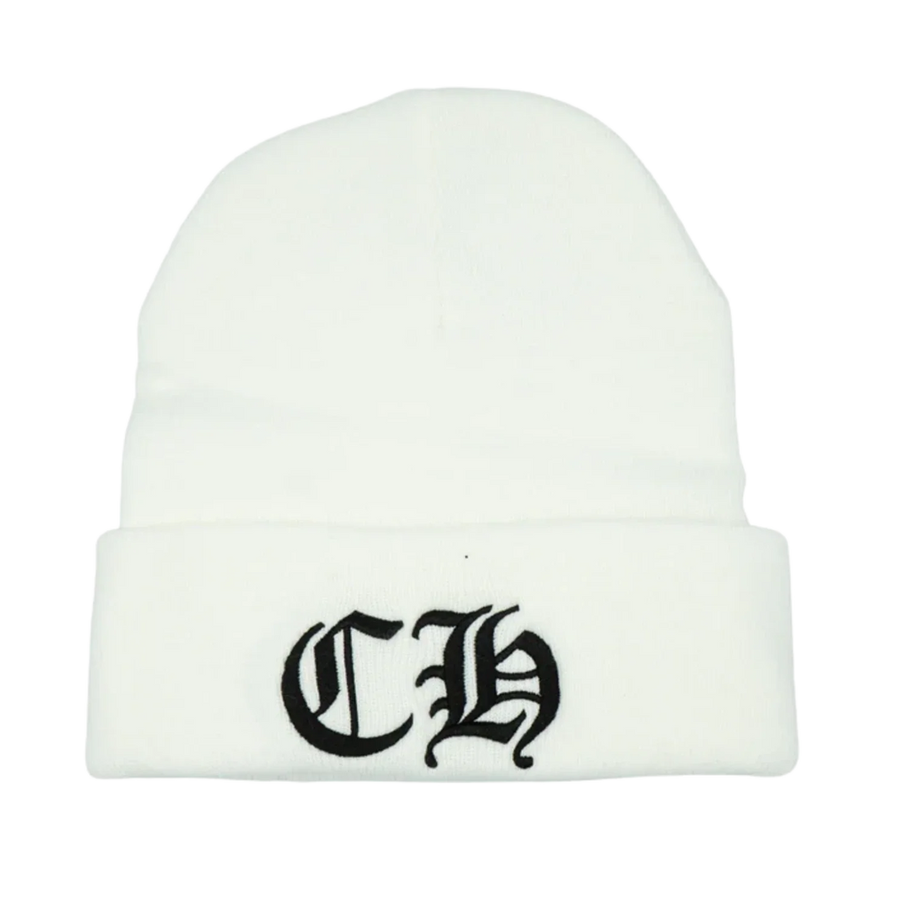 Chrome Hearts CH Beanie White