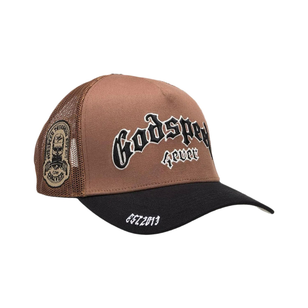 Godspeed GS Forever Trucker Hat Black Taupe