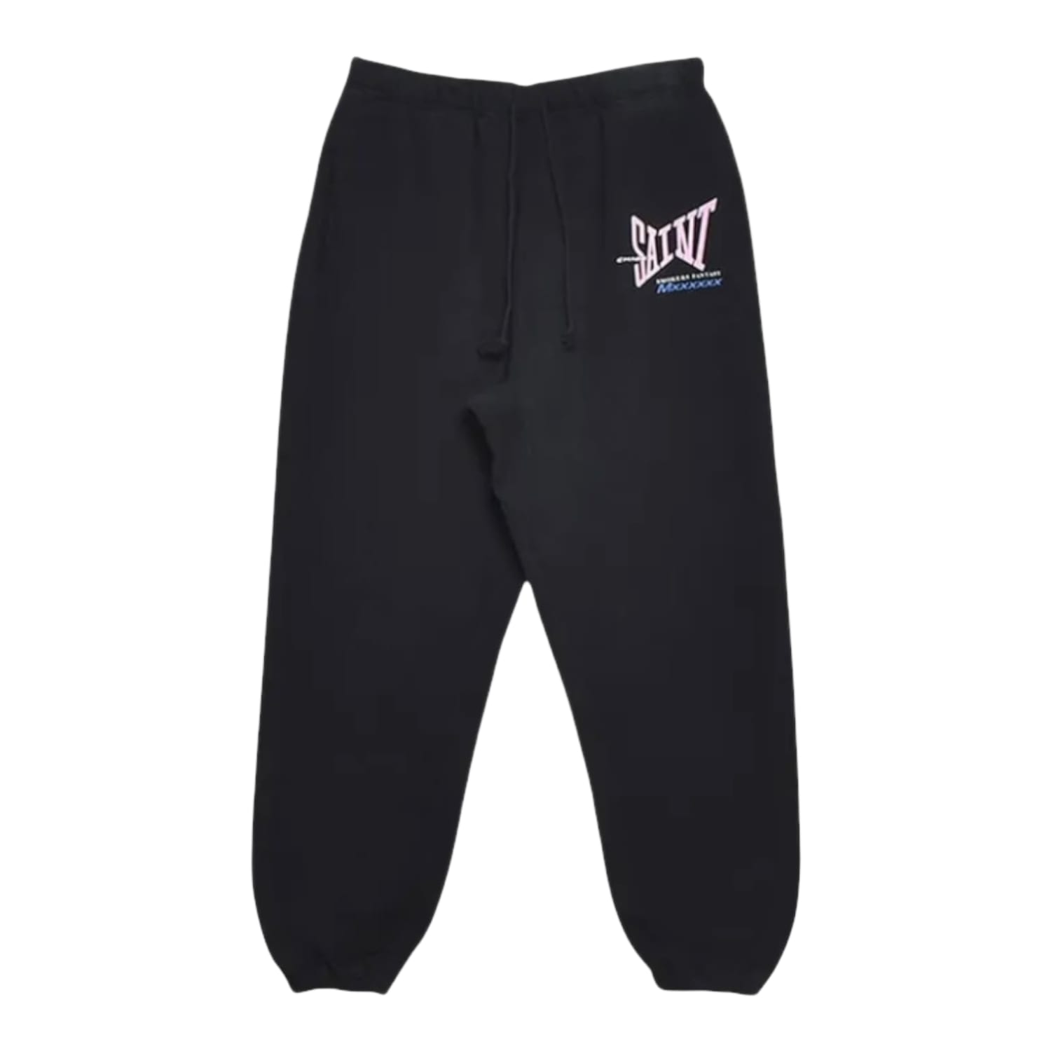 Saint Michael Ribbon Saint Sweatpants Black