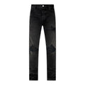 Amiri Leather Straight MX1 Jean Vintage Black