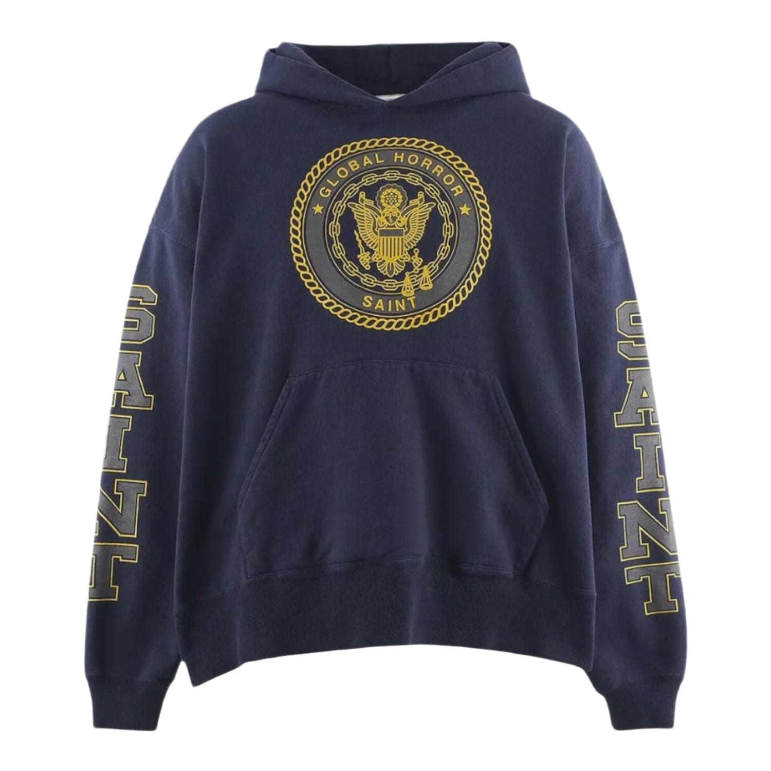 Saint Michael Global Horror Saint Hoodie Navy