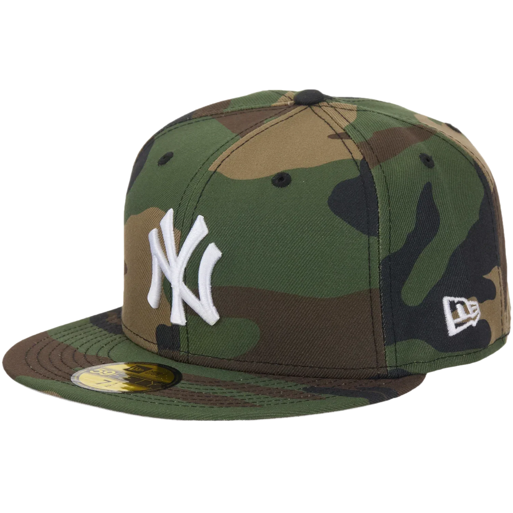Supreme New York Yankees New Era 59Fifty Fitted Hat Woodland Camo
