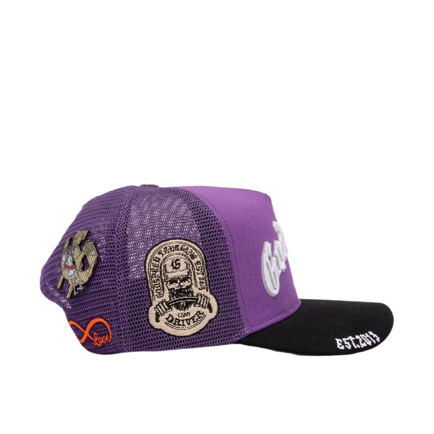 Godspeed GS Forever Trucker Hat Purple Black
