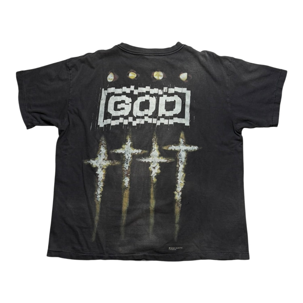 Saint Michael God Tee Black