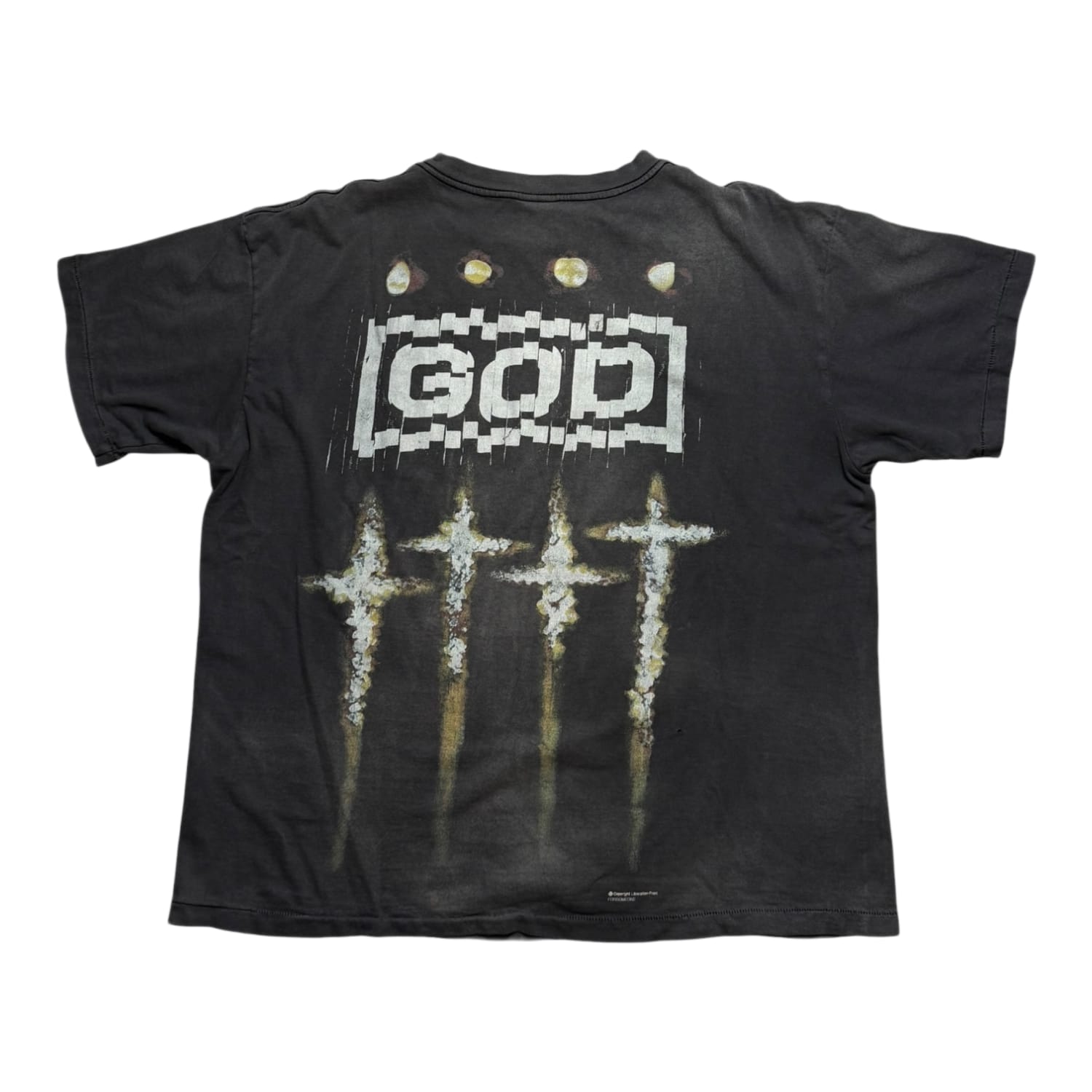 Saint Michael God Tee Black