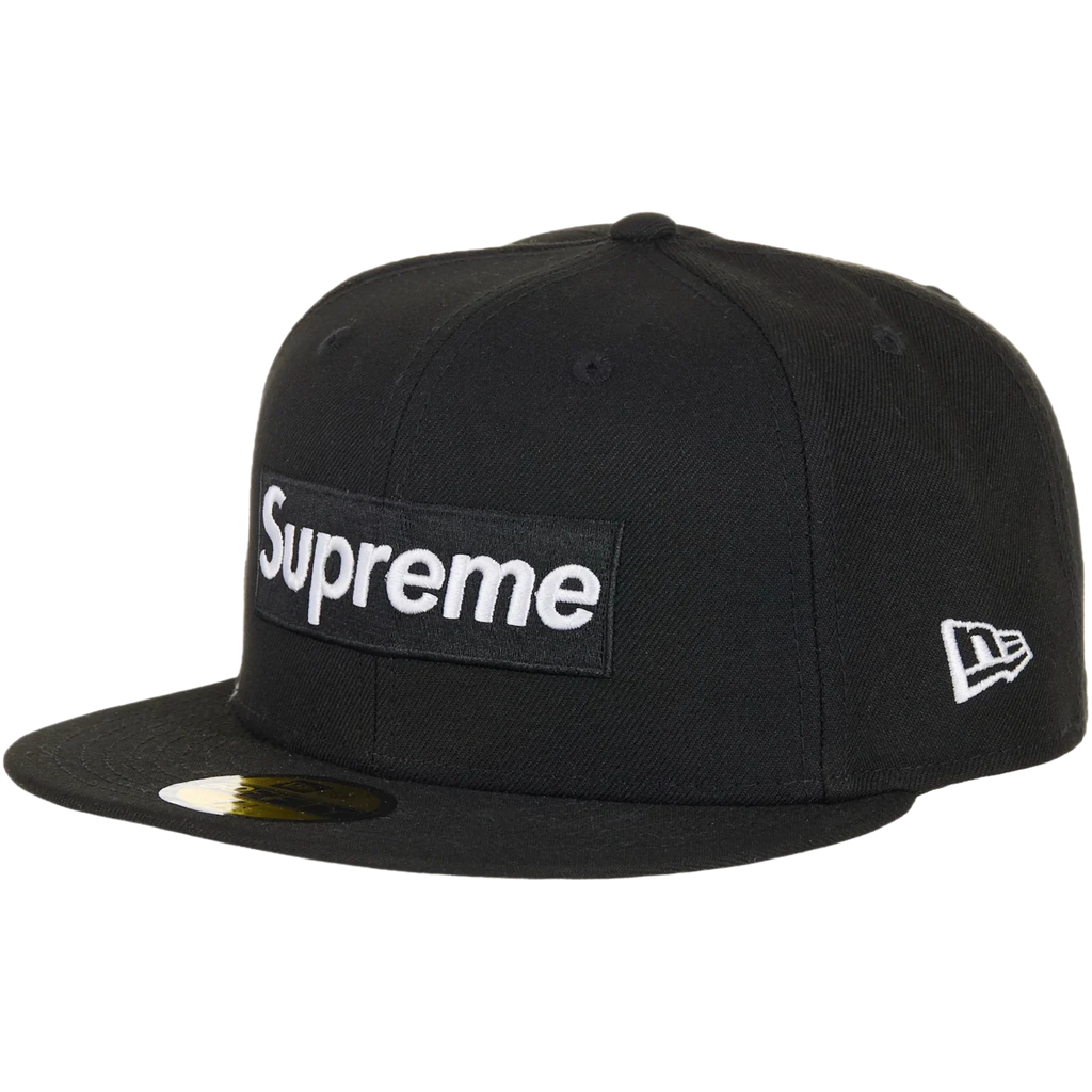 Supreme Shop Box Logo New Era 59Fifty Fitted Hat Black